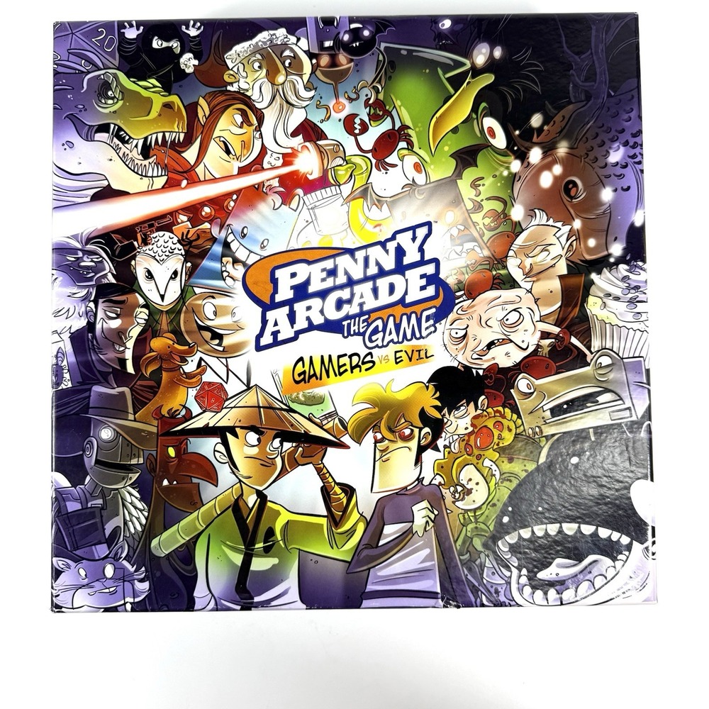 Penny Arcade the Game Gamers vs Evil Cryptozoic EUC Complete